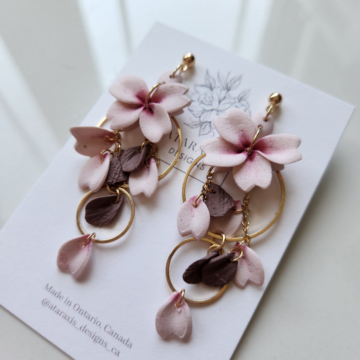 Cherry Blossom with falling petals