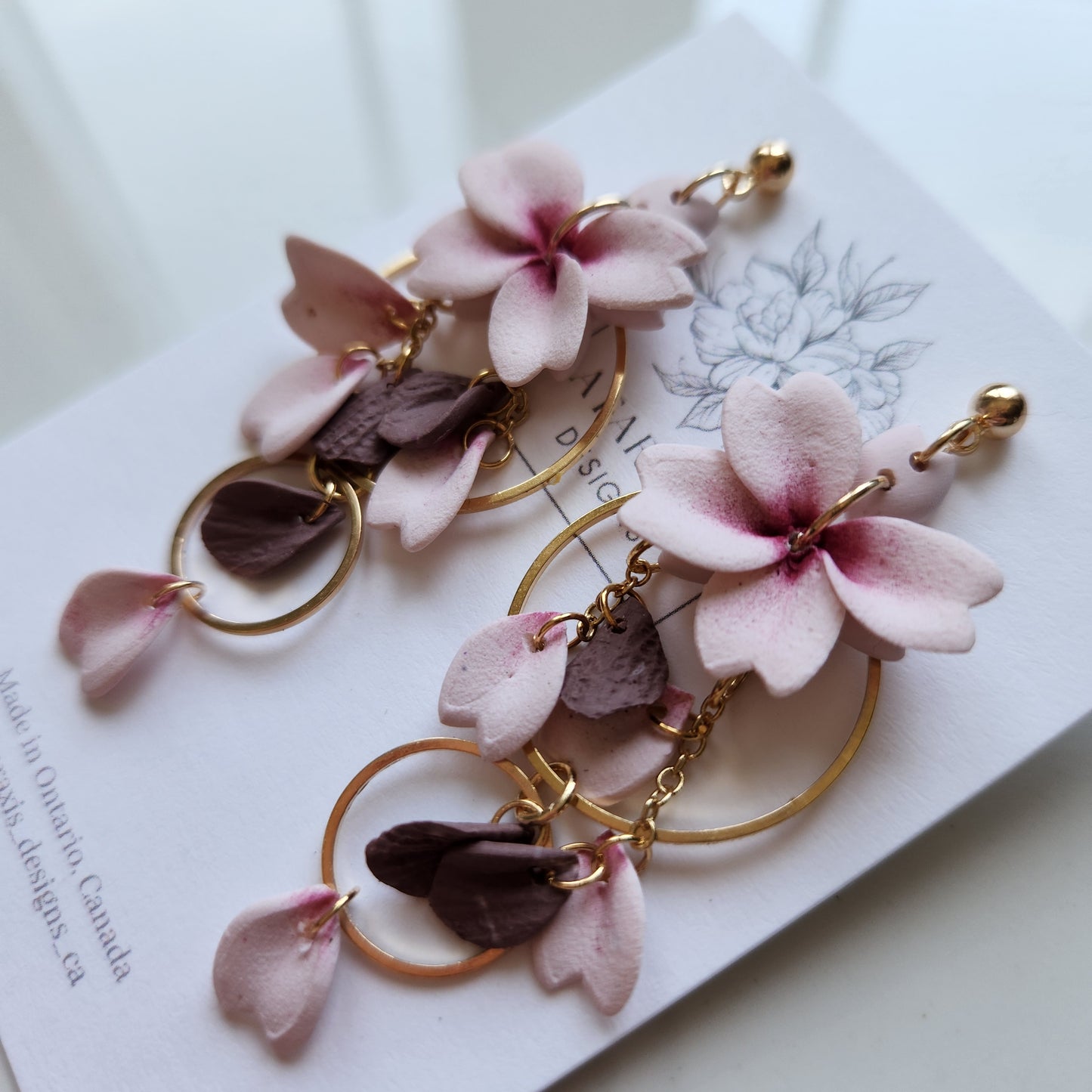Cherry Blossom with falling petals