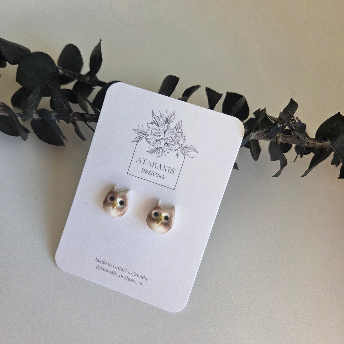 Owl Stud Earrings