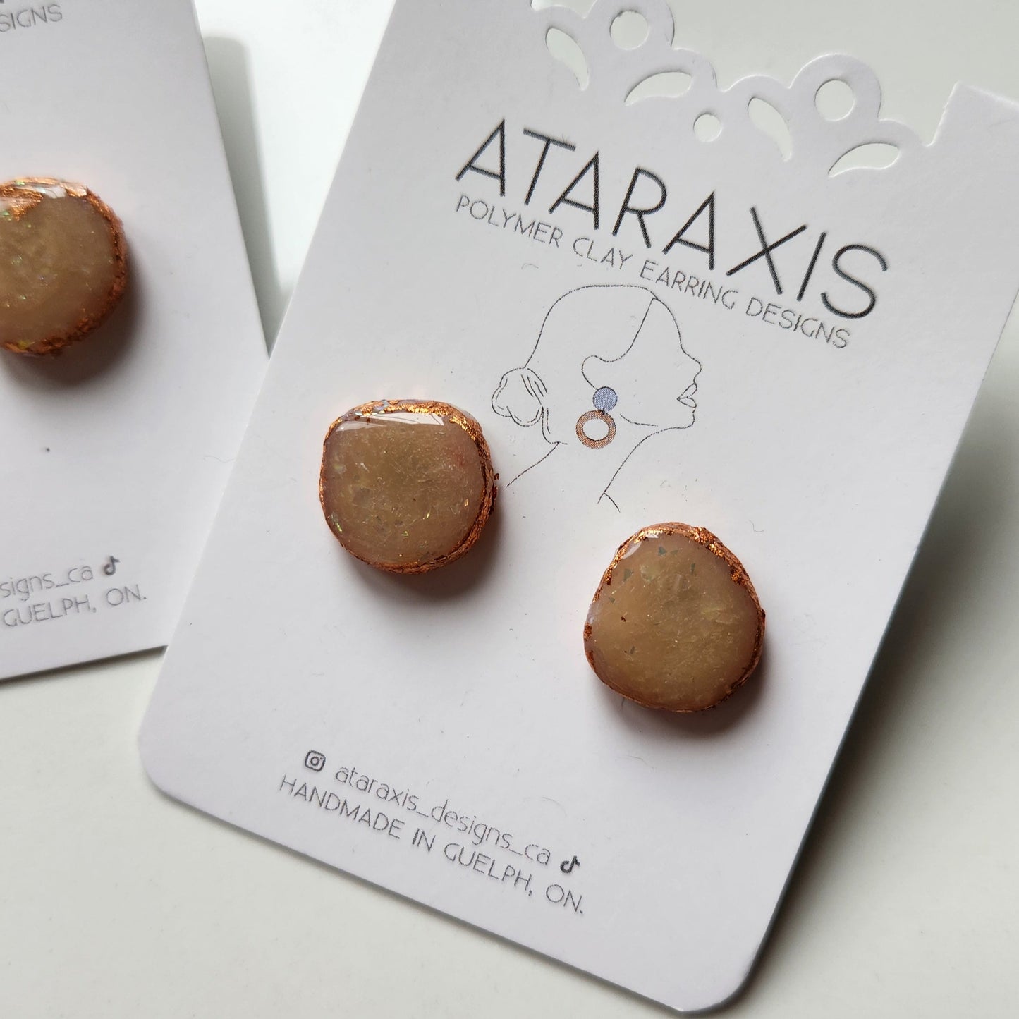 Stone Stud Earrings