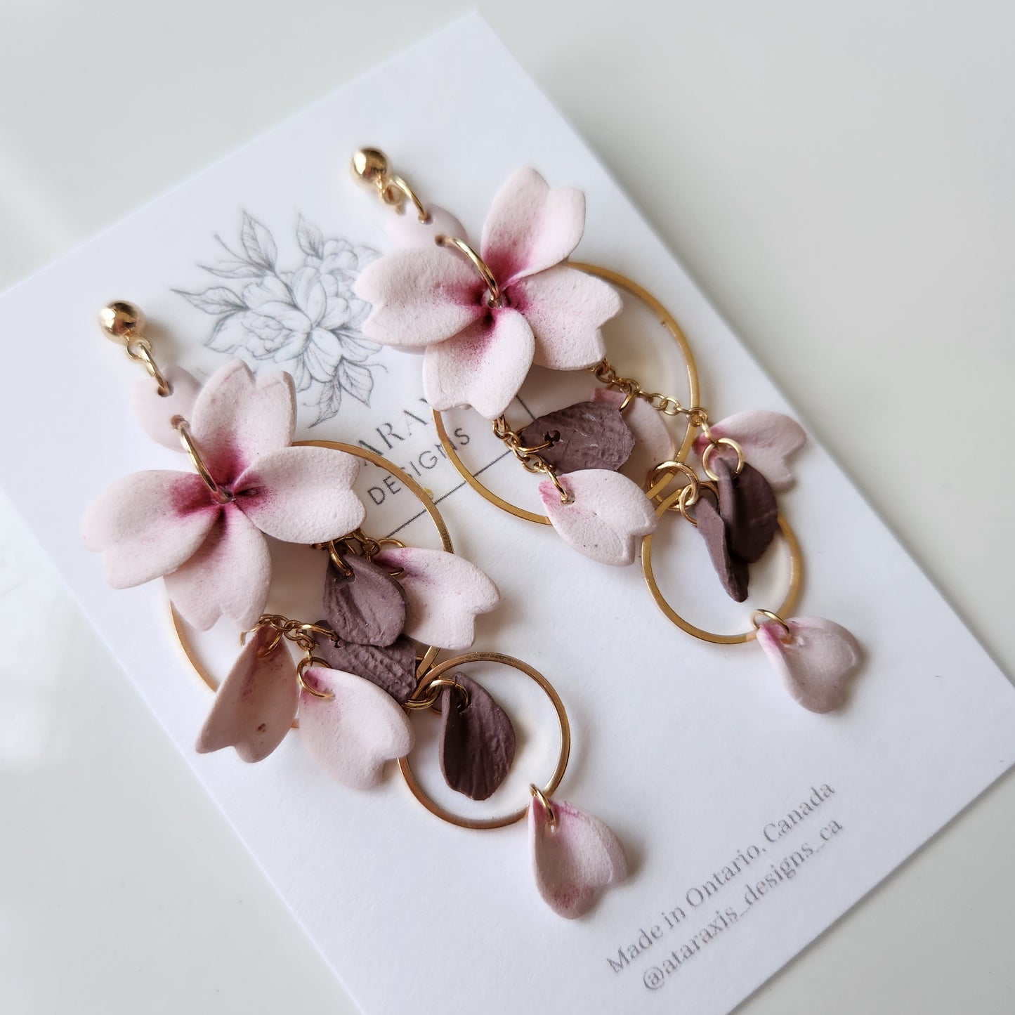 Cherry Blossom with falling petals