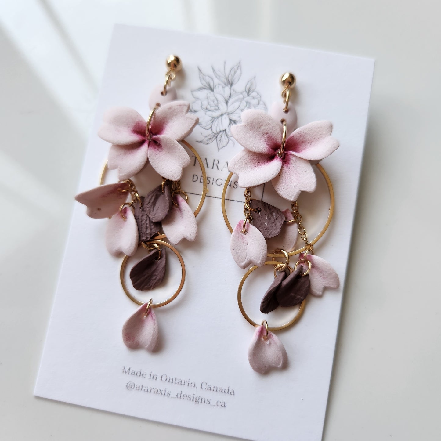Cherry Blossom with falling petals