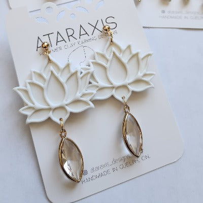Lotus Earrings - 3 designs