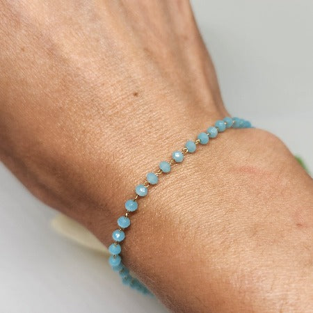 Dainty bracelet (blue)