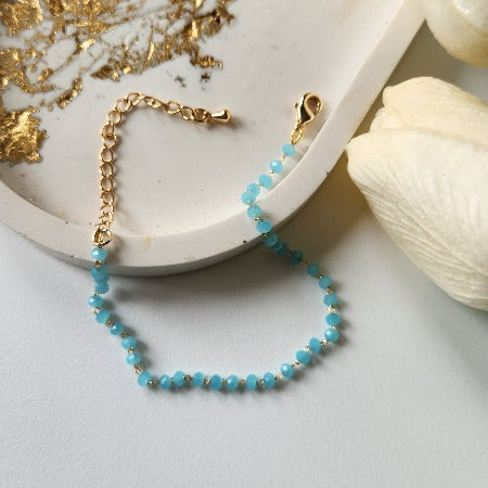 Dainty bracelet (blue)