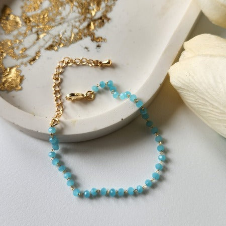 Dainty bracelet (blue)