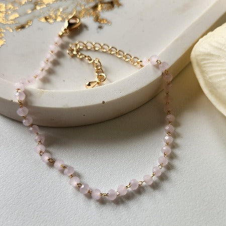 Dainty bracelet (pink)