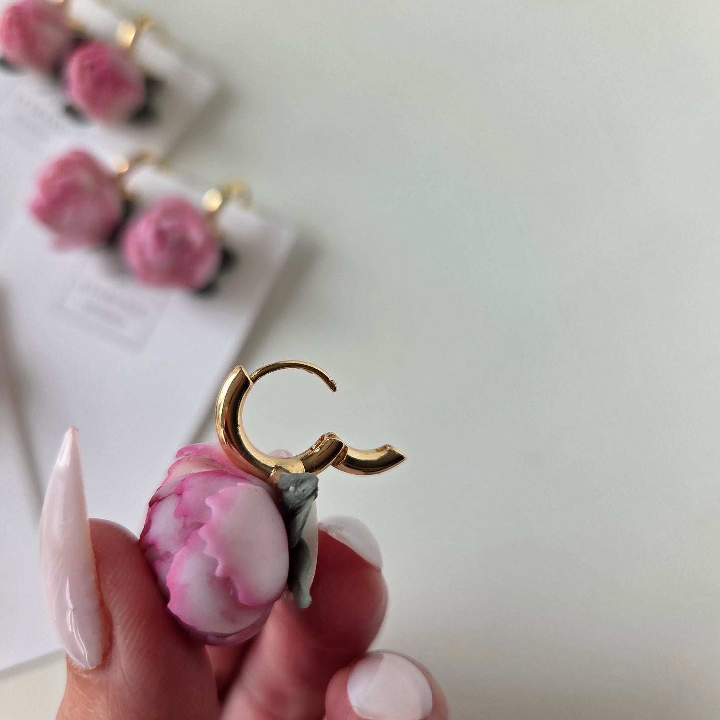 Peony Earrings